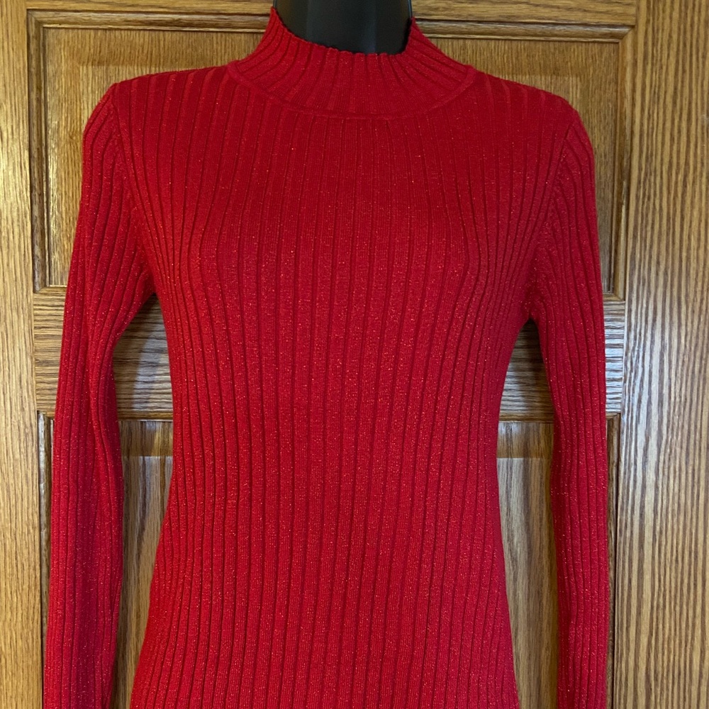 No Boundaries Sparkly Stretch Long Sleeve Sweater